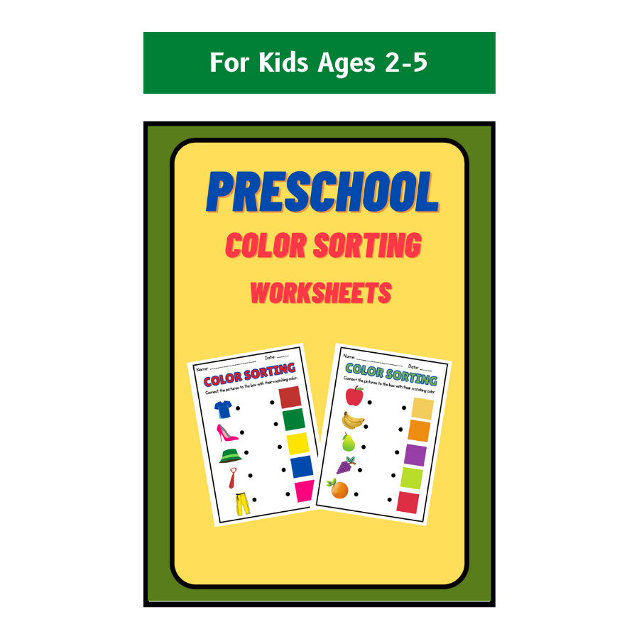 Worksheets for kids ages 3-5