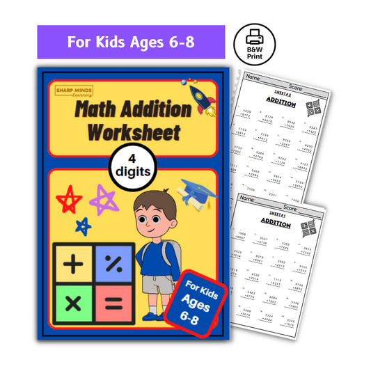 Printable worksheets for kids, addition worksheets for teachers