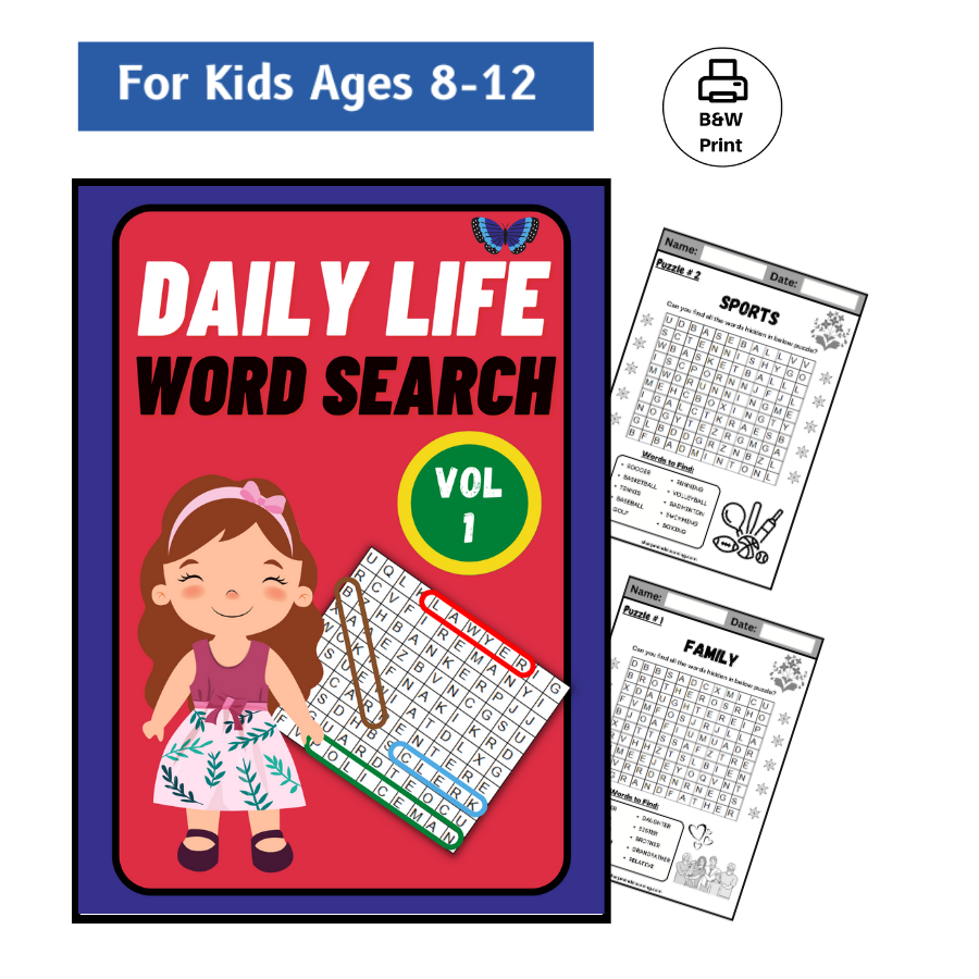 Word Search Puzzle, Word Search puzzles for kids