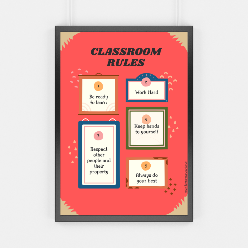 Classroom Rules Poster | Printable Poster